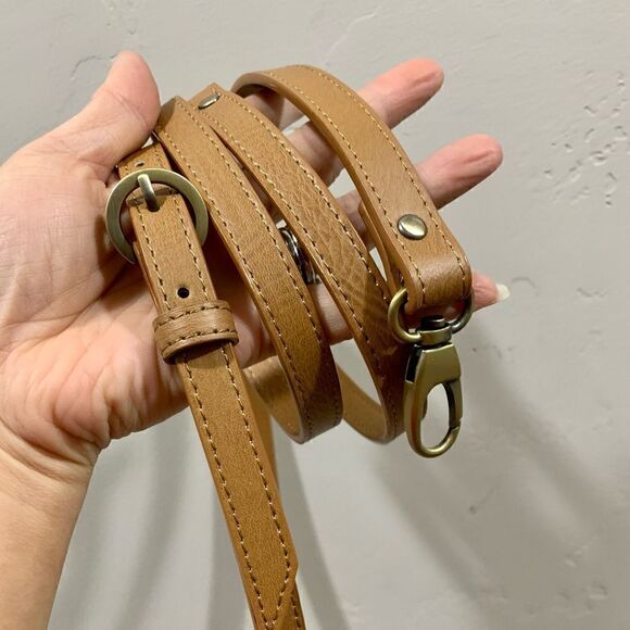 Handmade Genuine Leather Embossed Leaves Metal Push-lock Shoulder Bag/Crossbody - Picture 14 of 16